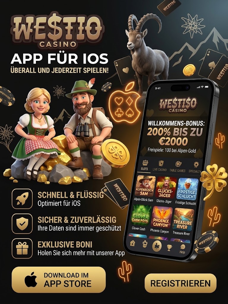 Screenshot of the Wetto Casino app interface showcasing games and user options.